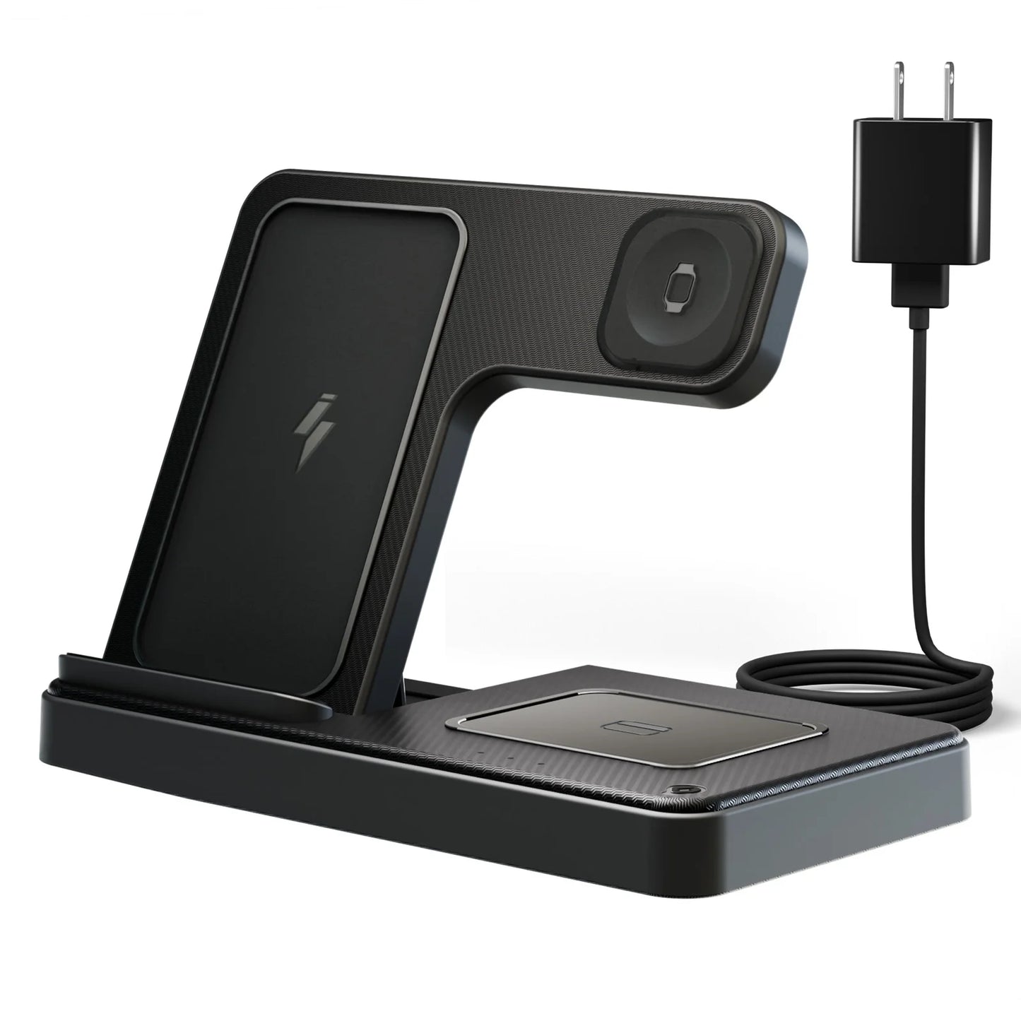 Wireless Charger,Magnetic Charging Stand Compatible with Iphone 17 16 15 14 13 12 11 Pro Max plus XS XR X 8,Charger for Apple Watch 9 8 7 6 5 4 3 2 SE, for Airpods 3 2 Pro,3 in 1 Charging Station